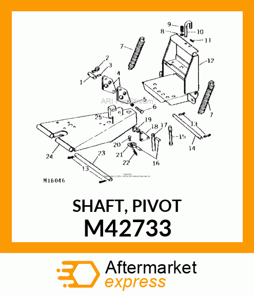 SHAFT, PIVOT M42733