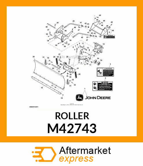 BEARING, PIVOT M42743