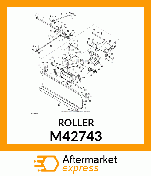 BEARING, PIVOT M42743