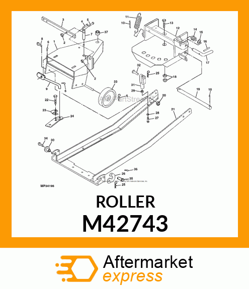 BEARING, PIVOT M42743