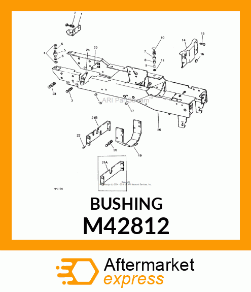 SPACER, SPACER, GUIDE M42812