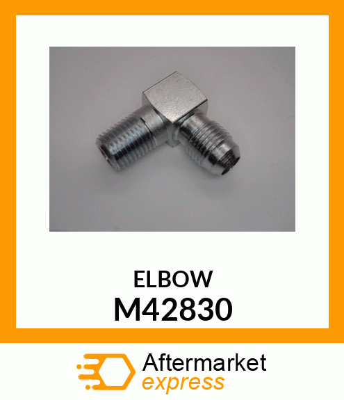 ELBOW FITTING, (90 DEGREE HYD) M42830