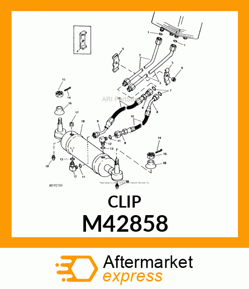 CLAMP, TUBE M42858