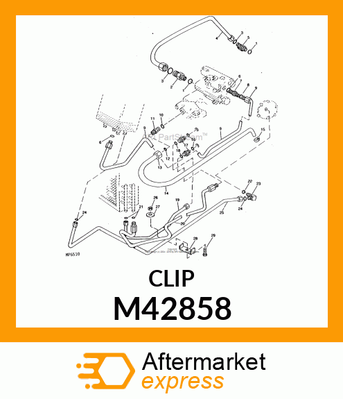 CLAMP, TUBE M42858