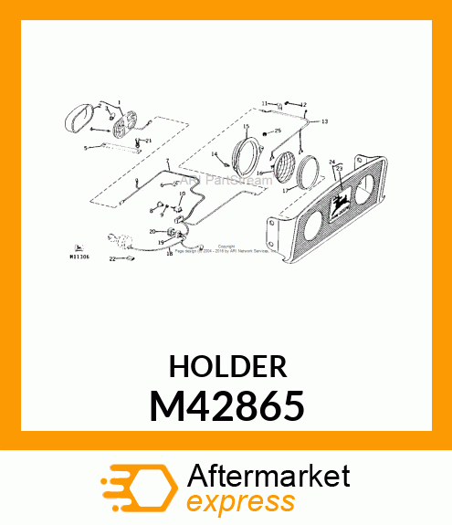 2PK Bracket M42865