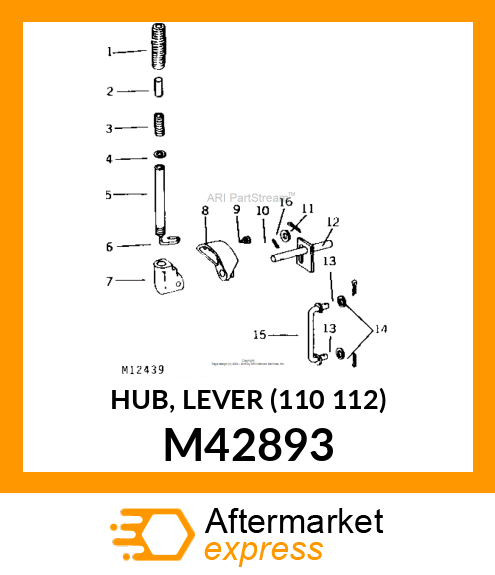 HUB, LEVER (110 112) M42893