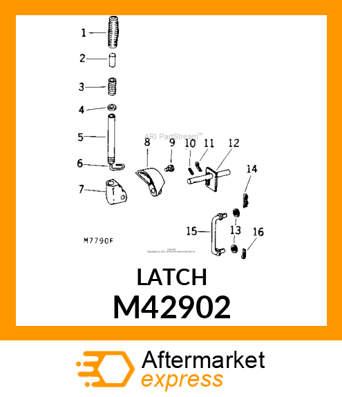 LATCH, VARIATOR M42902