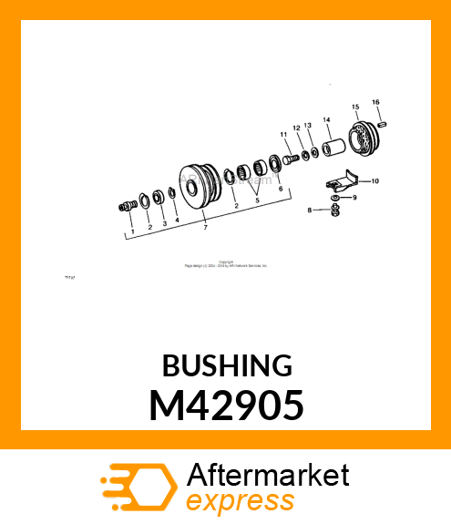 Race Bearing 110 112 M42905