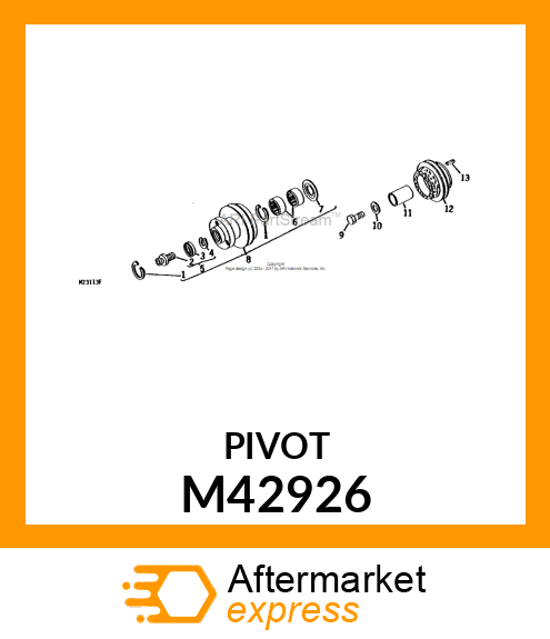 Pivot - PIVOT, CLUTCH M42926