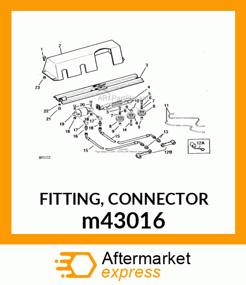 FITTING, CONNECTOR m43016