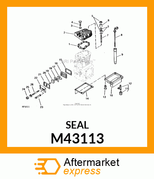 SEAL, BREATHER M43113