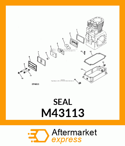 SEAL, BREATHER M43113