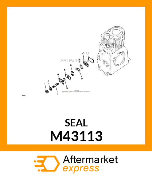 SEAL, BREATHER M43113