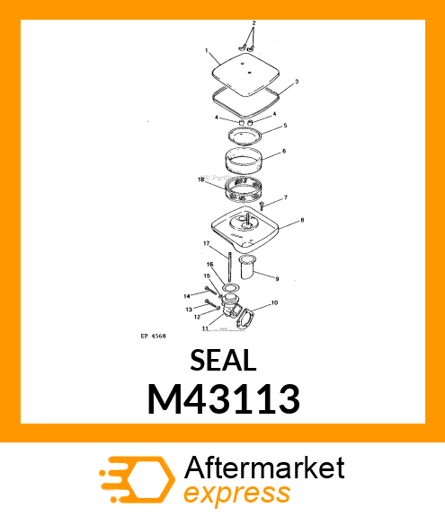 SEAL, BREATHER M43113