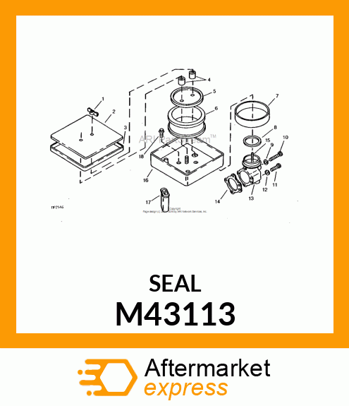 SEAL, BREATHER M43113