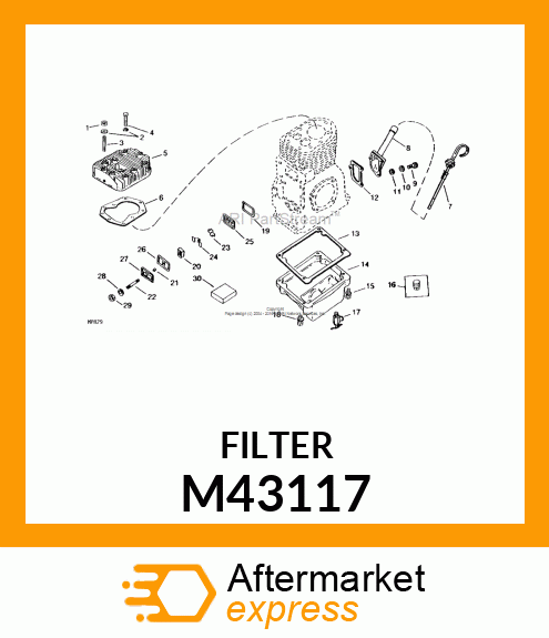 BREATHER FILTER M43117