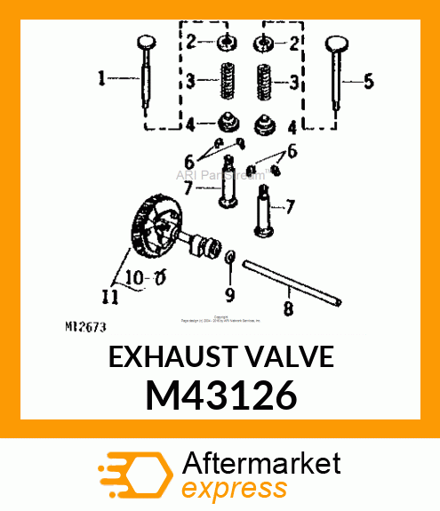 EXHAUST VALVE M43126