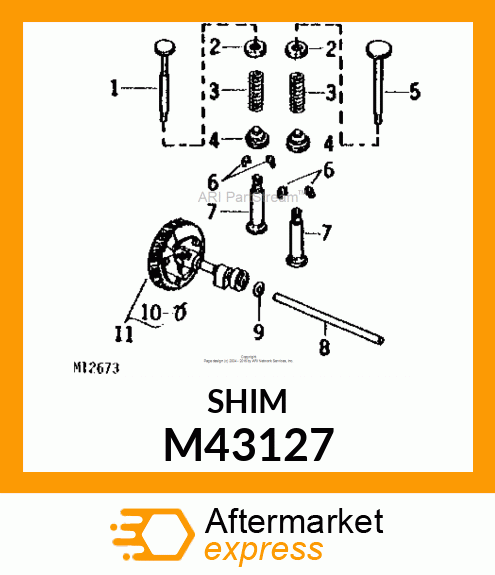 CAM SHAFT SPACER(.005) M43127