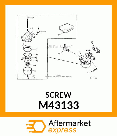 IDLE ADJ SCREW M43133