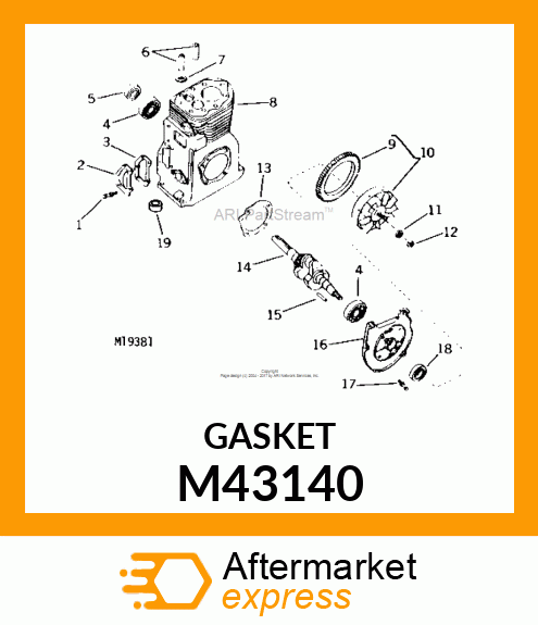 GASKET M43140