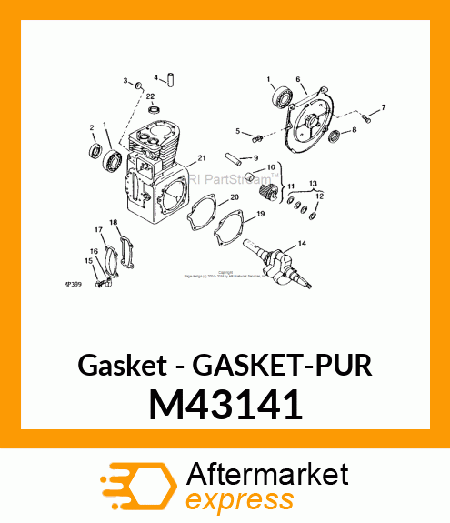 Gasket - GASKET-PUR M43141