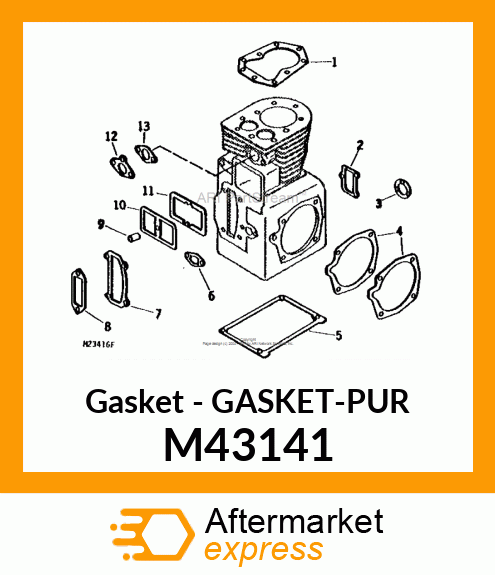 Gasket - GASKET-PUR M43141