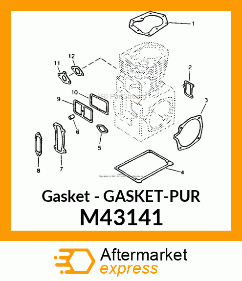 Gasket - GASKET-PUR M43141