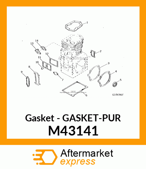 Gasket - GASKET-PUR M43141