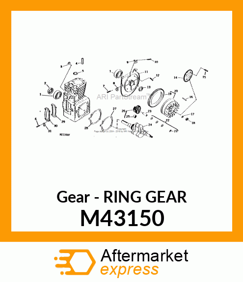 Gear - RING GEAR M43150