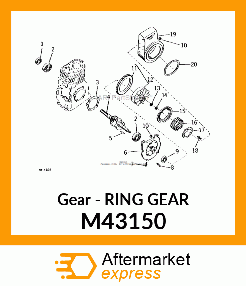Gear - RING GEAR M43150