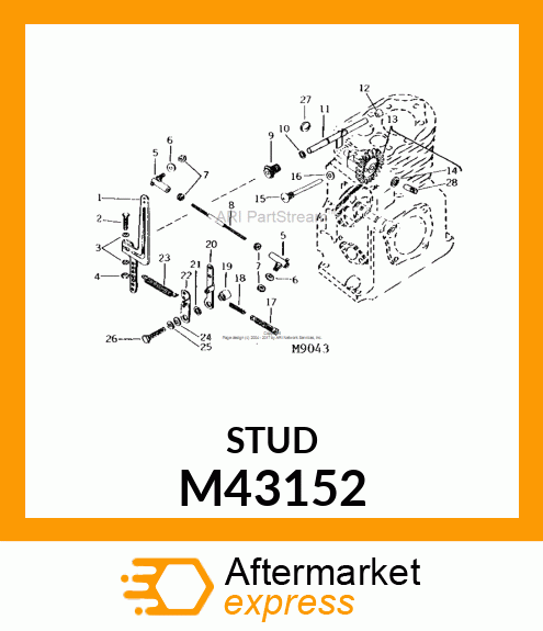 Throttle Rod M43152