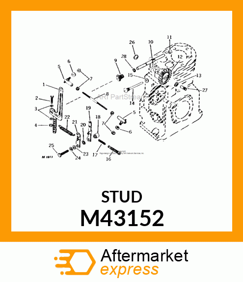 Throttle Rod M43152