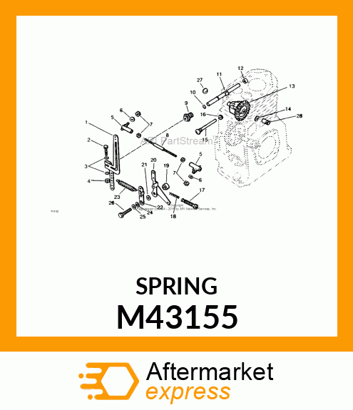 GOVERNOR SPRING M43155