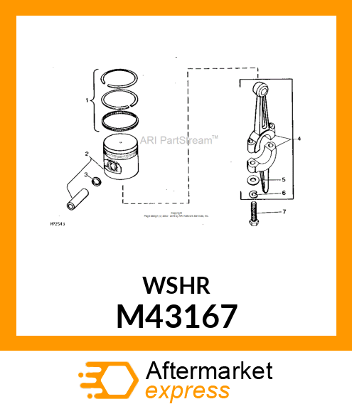 Washer M43167