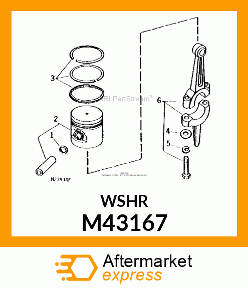 Washer M43167