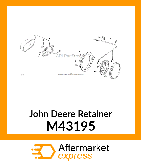 LIGHT RETAINER M43195