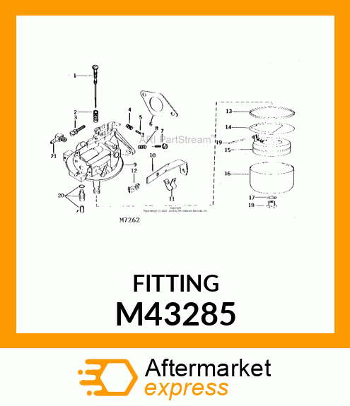 FITTING, 90 DEGREE LINE CONNECTOR M43285