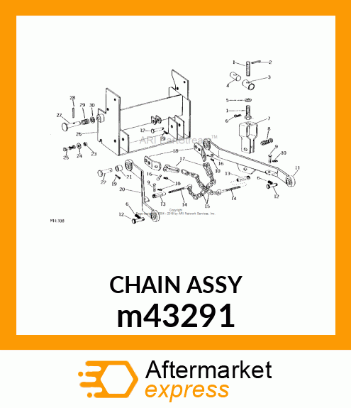 CHAIN ASSY m43291