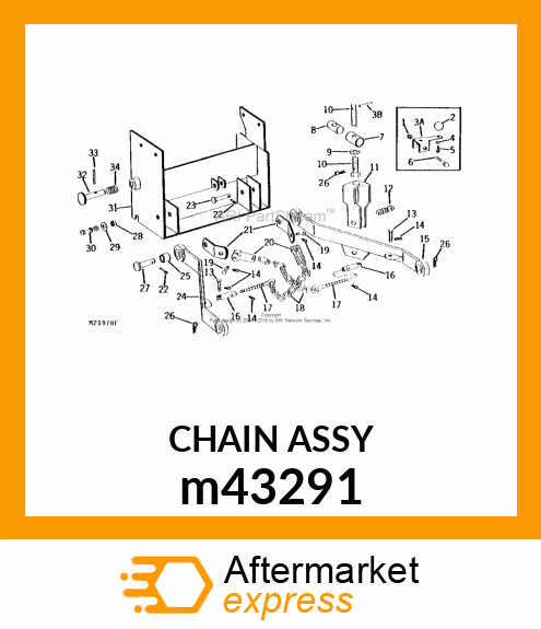 CHAIN ASSY m43291