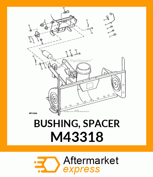 BUSHING, SPACER M43318