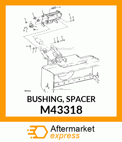 BUSHING, SPACER M43318