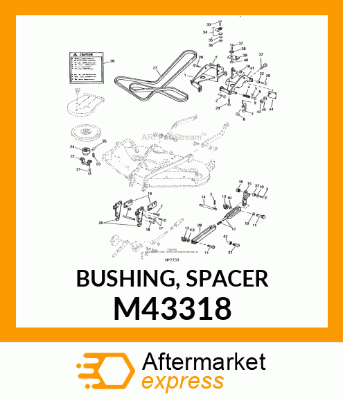 BUSHING, SPACER M43318