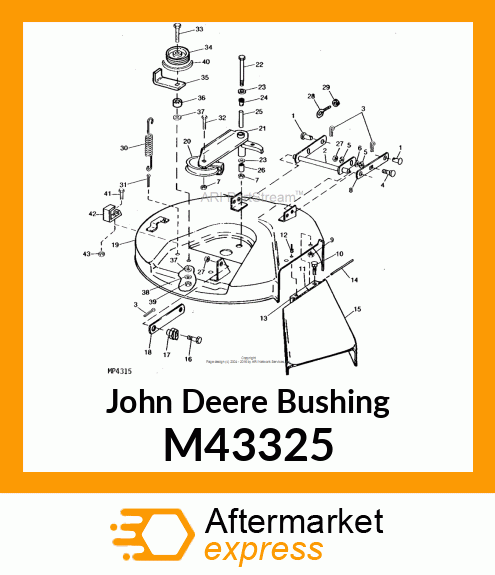 BUSHING IDLER ARM M43325