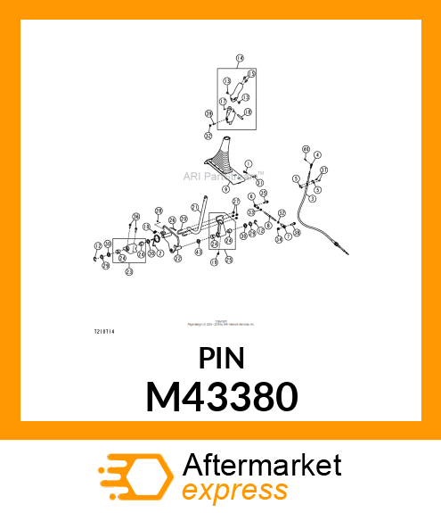 PIN, CLEVIS M43380