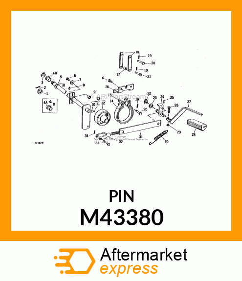 PIN, CLEVIS M43380