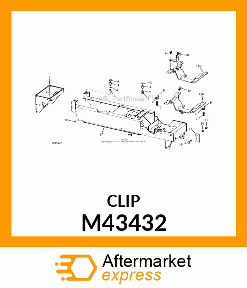 CLIP M43432