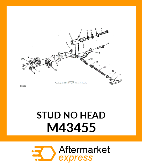 SCREW, KNOB M43455