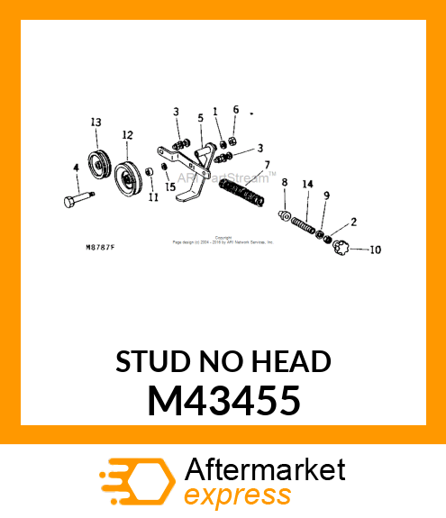 SCREW, KNOB M43455