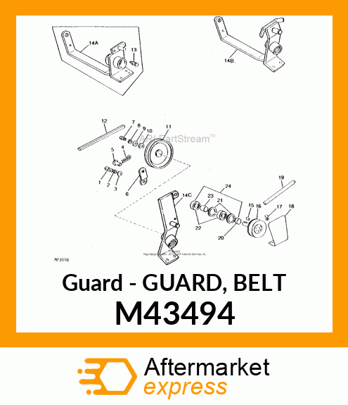 Guard - GUARD, BELT M43494