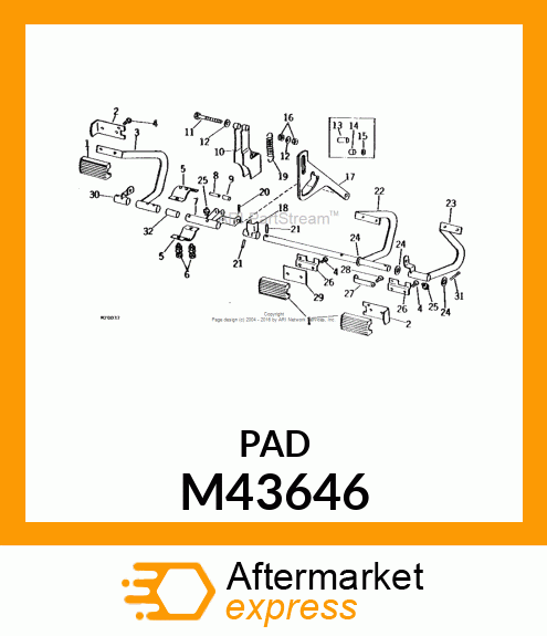 Pad M43646